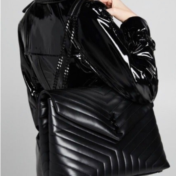 Saint Laurent YSL Monogram Large Quilted Shoulder Bag - Picture 10 of 10